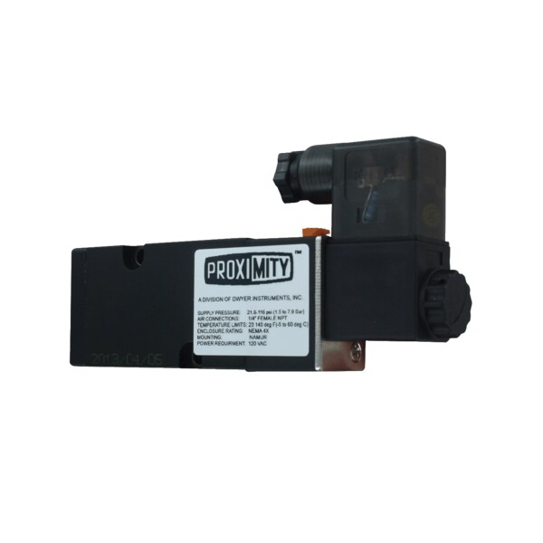 Dwyer Instruments 24 VAC, 3/2, spring return solenoid valve SN-3C - main